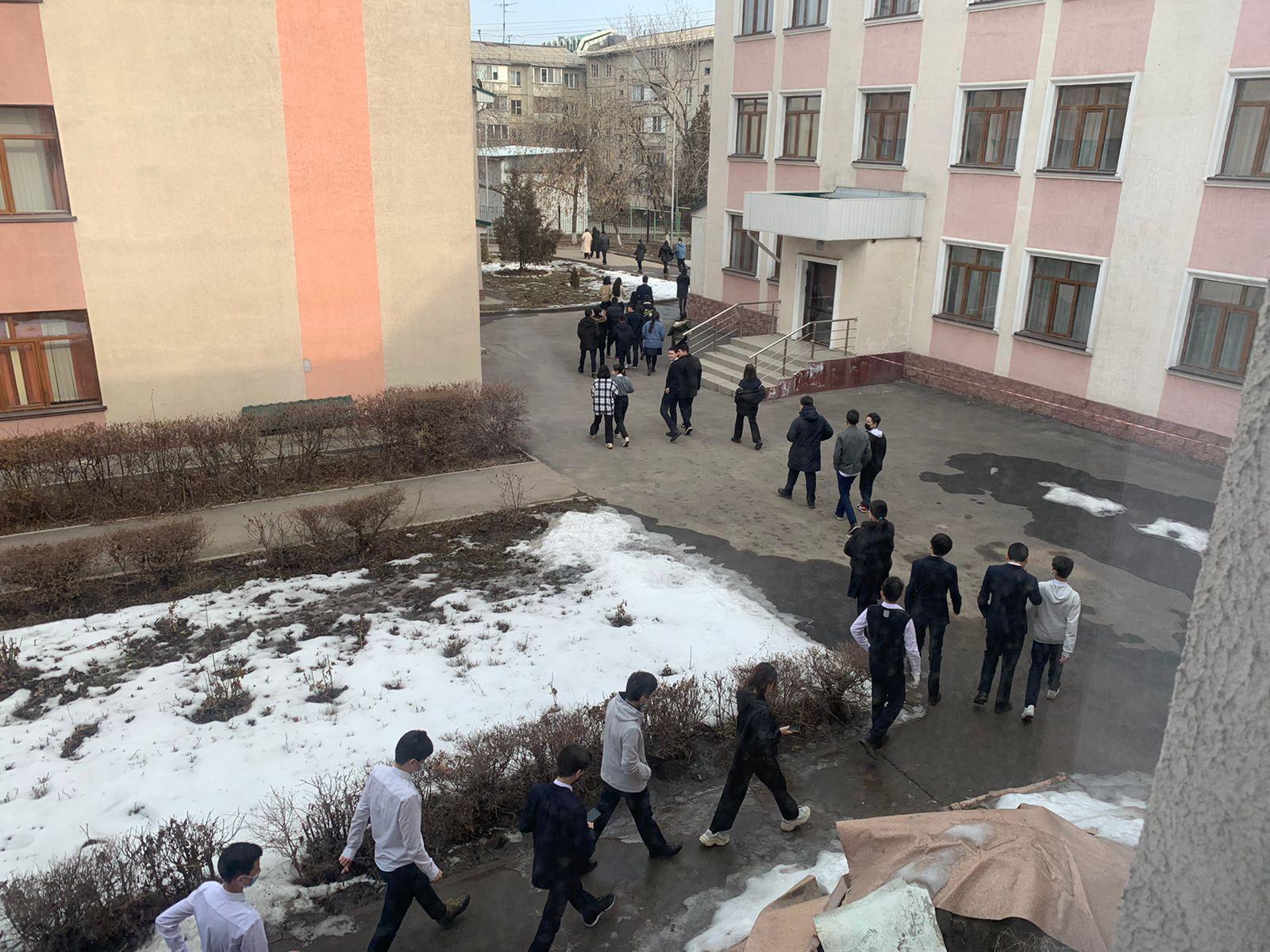 1/03/2022 / СЕЙСМОТРЕНИРОВКА КГУ 123 мектеп - гимназия. Управление по чрезвычайным ситуациям Ауэзовского района ДЧС г.Алматы МЧС РК.