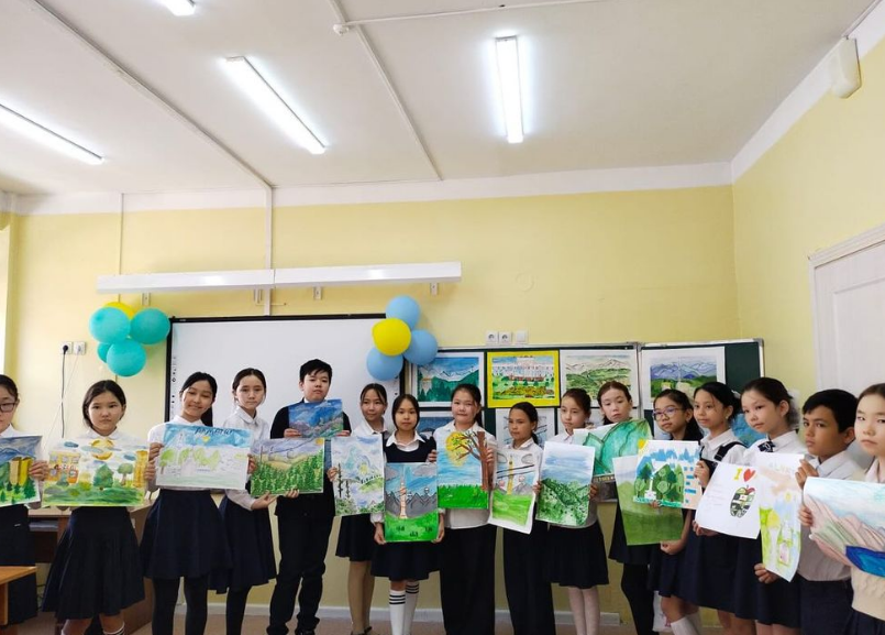 Эстетикалық пәндер үшкүндегінің үш шарасы аясында, Ә. Қастеевтің туғанына 120 жыл толуына орай 5,6 сынып оқушылары арасында сурет байқауы өтті.