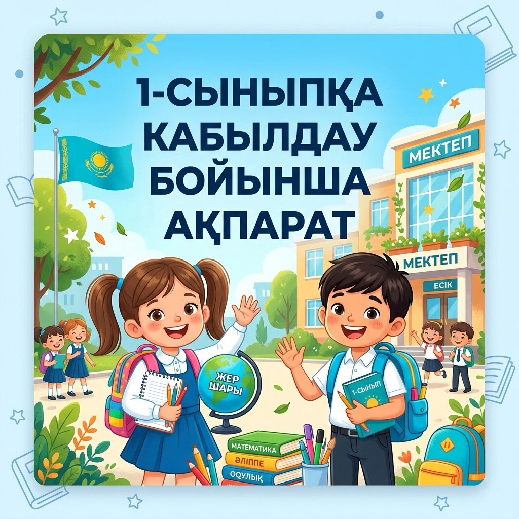 1 - сыныпқа қабылдау туралы ақпарат